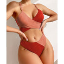 Mid Waist Wrap Brazilian Ribbed Bikini, summer outfits,  women beachwear, unique swimsuits, iBuyXi.com