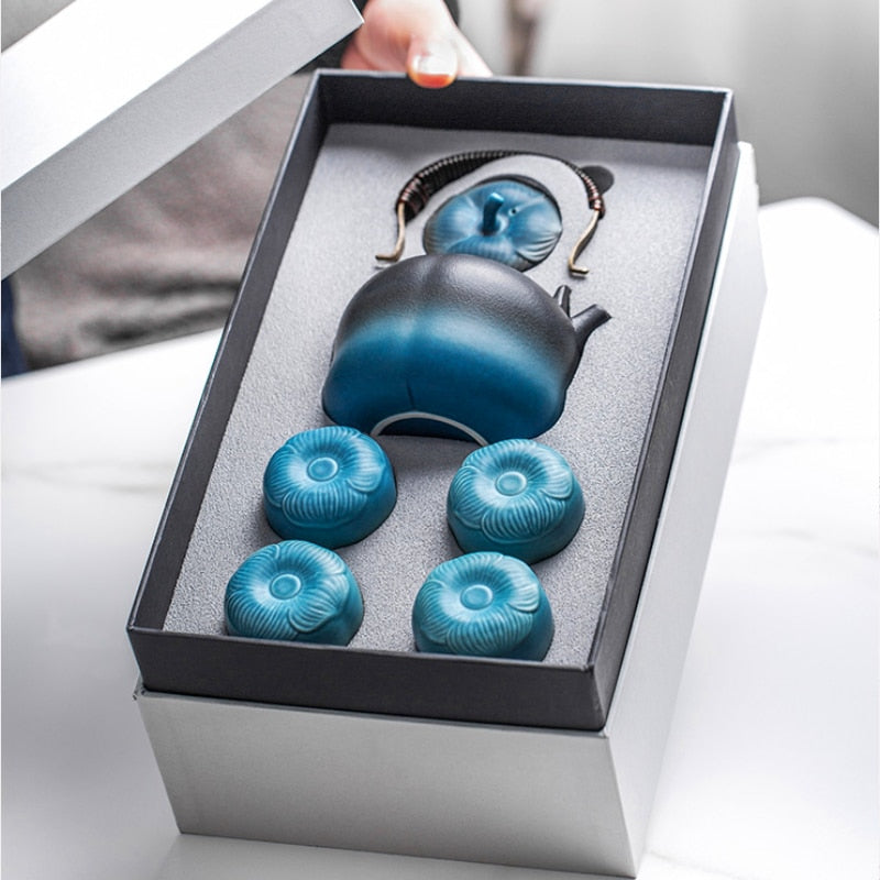 Lightweight Luxury Tea Set And Tray Gift Set
