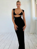 Elegant Reversible Maxi Dress, iBuyXi.com