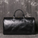 Large Capacity Genuine Leather Travel Duffel Handbag, ibuyxi.com