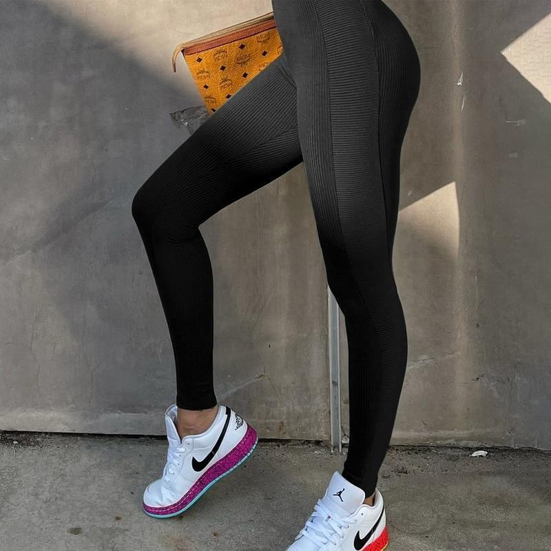 Seamless Athletic High Waist Yoga Leggings, iBuyXi.com - Shop Unique Selection Of Products, Online shopping store, Ribbed Seamless Athletic High Waist Yoga Leggings, yoga leggings, yoga pants, Pants, Gym, Fitness, Workout, Running, Fashion Bottoms, Quick Dry Stretchy. 