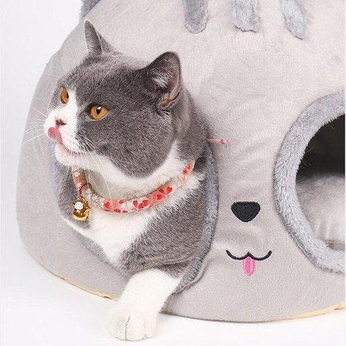 Semi-Enclosed Portable Cat Bed Nest, iBuyXi.com
