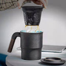 Ceramic Filter Tea Mug Lid and Separation Design