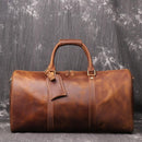 Luxury Business Travel Genuine Leather Duffle Bag, ibuyxi.com