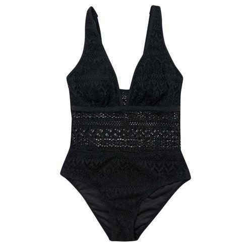 Siamese Solid Color Bathing Suit, iBuyXi.com, Swimsuit, Swimwear, Women Clothes, Summer collection, swimsuit