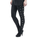Skinny Pencil Pants Gothic Punk Trousers Elastic, Skinny Pencil Pants Women Gothic Punk Trousers Elastic Long Pants Halloween Side Lace Up Pants Black Workout Vintage Trouser D30 Seamless Print Sporty  Fitness Loose Dancing Yoga Pants Sports Workout Gym Fitness Pants, Loose Fitting Design,100% brand new, high quality, and most fashion women sexy crop, Specially design, perfect gift, Valentine's day, birthday clothes, iBuyXi.com