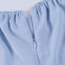 Slash Neck Solid Color Dress With Off Shoulder Sashes And A-Line Elegant Long Party Vestido. - ibuyxi.com