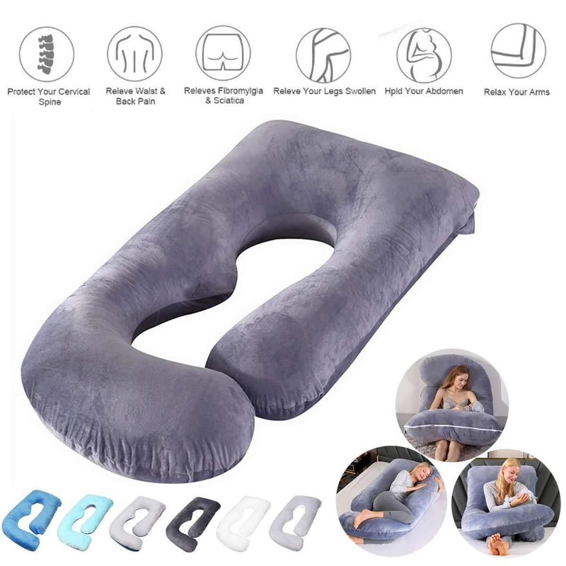 Sleeping Support Pillow For Pregnant Women, Body Pure Cotton J Shape Maternity Pillows, Pregnancy Side Sleepers Bedding, iBuyXi.com, Online shopping store, Mommy Baby Collection, Mother to be, Baby Shower gift, Git Idea, Free Shipping  