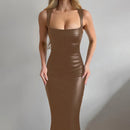 Sleeveless Backless Slit Tank Bodycon Maxi Dress, ibuyxi.com