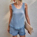 Sleeveless Top Slim Short Tassel Loungewear, Boho style Snake Printed, Wrap Midi Dress, Deep V-neck Backless Boho Floral Print Romper Oblong neck, Solid color, High waist, Back button closure, Long Pants Jumpsuits Romper with Belt. Women trendy elegant style and wide leg ,Casual jumpsuit with ruffles sleeves, long romper, short sleeve pantsuit with belts, crew neck pant suits, cocktail jumpsuit, long pants, iBuyXi.com