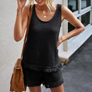 Sleeveless Top Slim Short Tassel Loungewear, Boho style Snake Printed, Wrap Midi Dress, Deep V-neck Backless Boho Floral Print Romper Oblong neck, Solid color, High waist, Back button closure, Long Pants Jumpsuits Romper with Belt. Women trendy elegant style and wide leg ,Casual jumpsuit with ruffles sleeves, long romper, short sleeve pantsuit with belts, crew neck pant suits, cocktail jumpsuit, long pants, iBuyXi.com