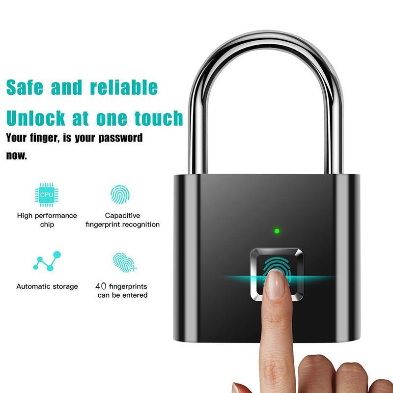 Smart Keyless Fingerprint Padlock