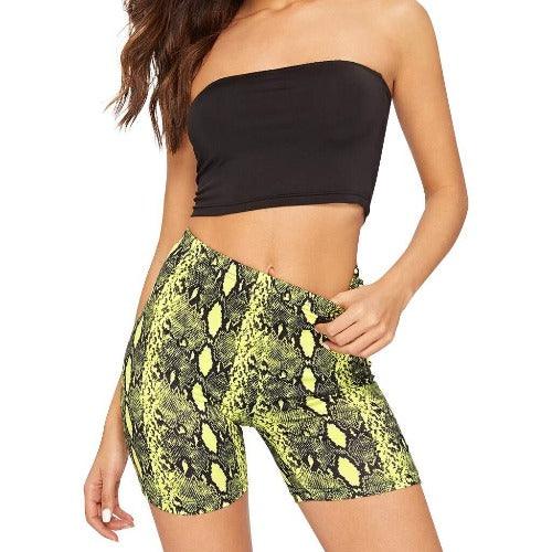 Summer Snakeskin Fitness Leggings Shop at iBuyXi.com, Sporting Goods Online Store, Fitness Outfits, Yoga Shorts, Yoga Supplies, Tights, Ladies Sports, Cool Sports Shorts, Snake Skin Yoga Short