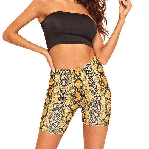 Summer Snakeskin Fitness Leggings Shop at iBuyXi.com, Sporting Goods Online Store, Fitness Outfits, Yoga Shorts, Yoga Supplies, Tights, Ladies Sports, Cool Sports Shorts, Snake Skin Yoga Short