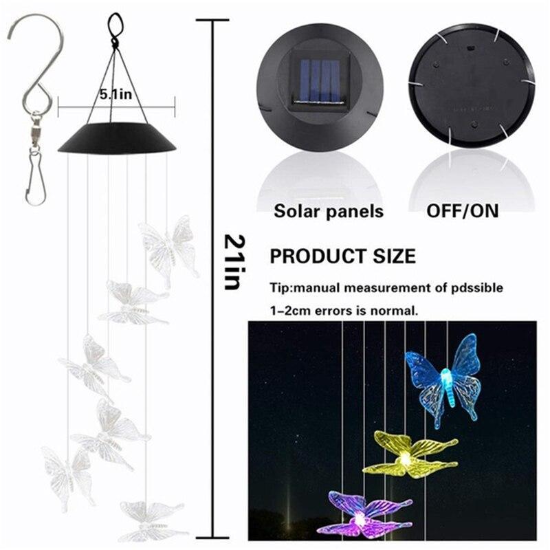 Solar Powered LED Wind Chime - iBuyXi.com