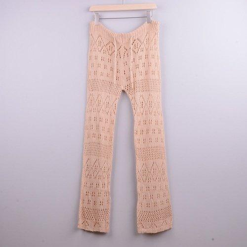 Long Solid Bikini Cover Up Pants Which Comes With Knitted Design And Breathable Material. Wide Leg Loose Pattern Makes is more Attractive. - ibuyxi.com