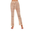 Long Solid Bikini Cover Up Pants Which Comes With Knitted Design And Breathable Material. Wide Leg Loose Pattern Makes is more Attractive. - ibuyxi.com