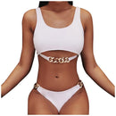 Sexy Split Two Pieces Bikini Set, iBuyXi.com, Beach Dress, Bikini Set, Women Clothes, Summer