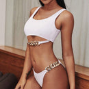 Sexy Split Two Pieces Bikini Set, iBuyXi.com, Beach Dress, Bikini Set, Women Clothes, Summer