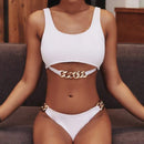 Sexy Split Two Pieces Bikini Set, iBuyXi.com, Beach Dress, Bikini Set, Women Clothes, Summer