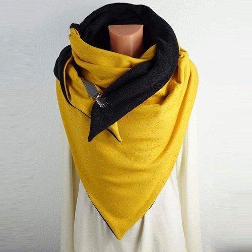 Solid Scarf Fashionista Shawl Scarf, iBuyXi.com, Online Shopping store, yellow solid scarf, shawl scarf, women clothing, shopping online, wrap scarf, free shipping