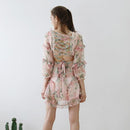 Spaghetti Strap Cross Backless Dress With Deep V Printed Bodycon And Ideal for Casual Party Occasions. iBuyXi.com