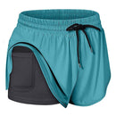 Double Layer Sports Short, iBuyXi.com, Online Shopping USA, Sporting Goods, Shop Online Yoga Shorts, Yoga Pants, Yoga Outfits, Fitness Shorts, Ladies Shorts, Sports Double Layer Short, Mobile Holding Short