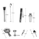 Stainless Steel Cocktail Shaker With Holder - iBuyXi.com