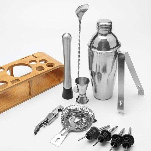 Stainless Steel Cocktail Shaker With Holder - iBuyXi.com
