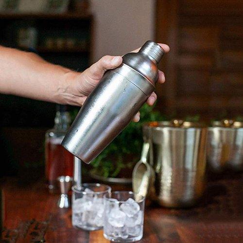 Stainless Steel Cocktail Shaker Mixer Kit - 6 Pcs