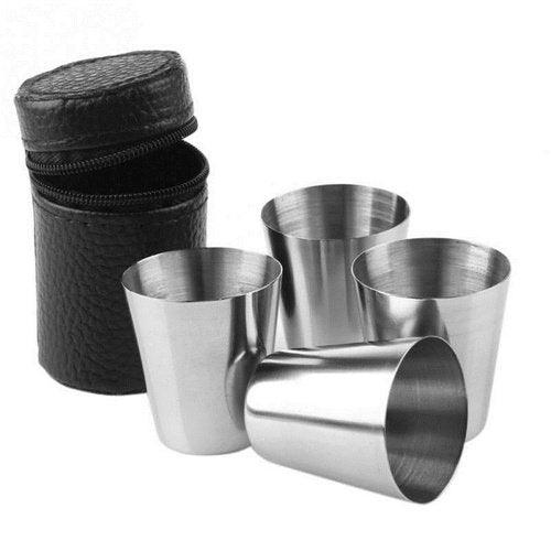 16 Ounce Stainless Steel Pint Cups - Stackable Pint Cup Tumblers For Travel – Metal Cups For Drinking Outdoors - 16 Oz Reusable Steel Cups - 5 Pack ,iBuyXi.com'