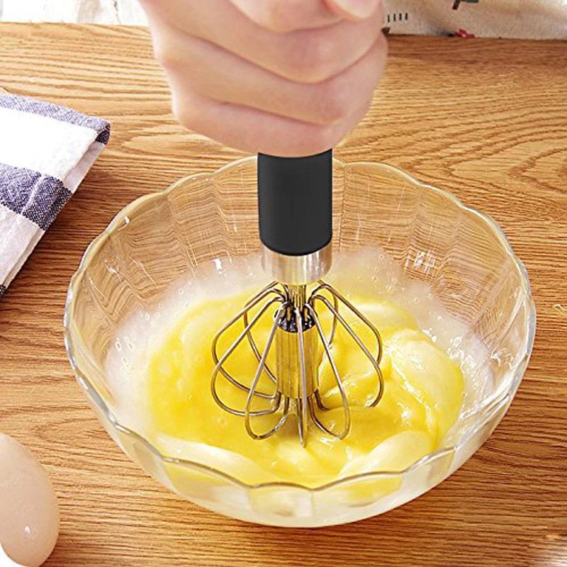 Kitchen Stainless Steel Semi-Automatic Whisks - iBuyXi.com