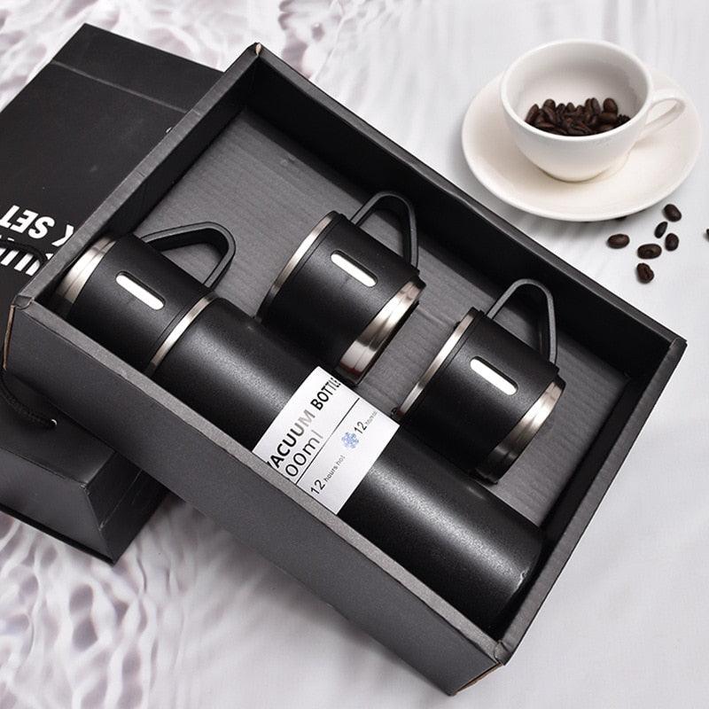 Stainless Thermos Flask Gift Set