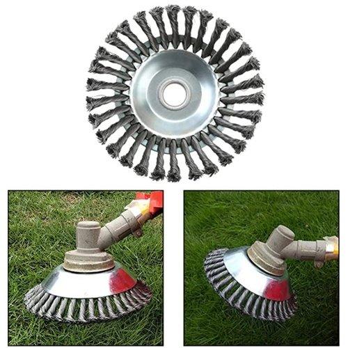 Steel Wire Grass Trimmer Head Rounded Edge Weed Trimmer,Head Grass Brush Removal Grass Tray Plate For Lawnmower,iBuyXi.com