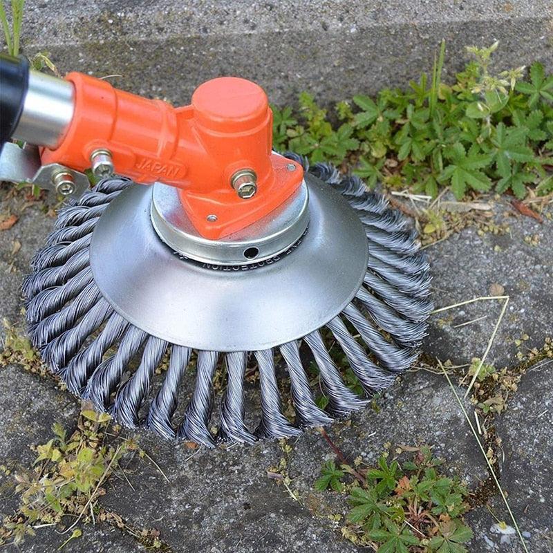  Steel Wire Grass Trimmer Head Rounded Edge Weed Trimmer,Head Grass Brush Removal Grass Tray Plate For Lawnmower,iBuyXi.com