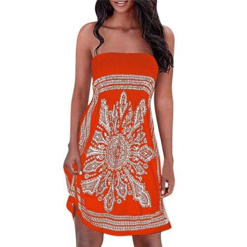 strapless summer dresses beach LW770 main image 1