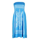 Strapless Floral Casual Beach Cover-up Dress, iBuyXi.com, Summer outfits