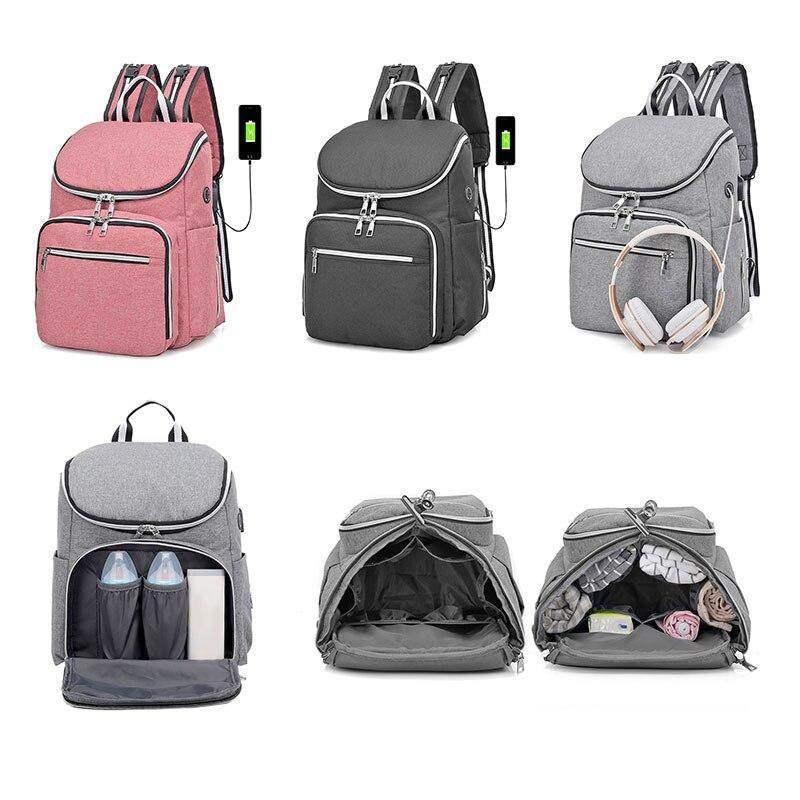 Baby Diaper Changing Bag, iBuyXi.com, Mommy Baby Bag, Travel Bag, Stroller Bag, Diaper Bag, Stylish Modern Baby Diaper Bag