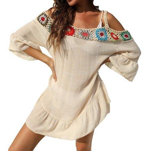 Women Beach Cover Up Sexy Summer Beach Dress Swimsuit Bikini Cover Ups Short Beach Dress tunic Swimwear Beachwear, iBuyXi.com - Shop Unique Selection Of Products, Online shopping store, Affirm Payment, Pay with Free Interest Installments, Summer Collection, Beach clothing, Discount Shopping, Women Clothing