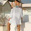 Women Beach Cover Up Sexy Summer Beach Dress Swimsuit Bikini Cover Ups Short Beach Dress tunic Swimwear Beachwear, iBuyXi.com - Shop Unique Selection Of Products, Online shopping store, Affirm Payment, Pay with Free Interest Installments, Summer Collection, Beach clothing, Discount Shopping, Women Clothing