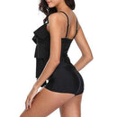 Tankini set, swimsuit, swimwear, iBuyXi.com, summer collection, unique tankini set, bikini set, beachwear, women clothing, floral tankini set, dot printed tankini set