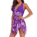 Tankini set, swimsuit, swimwear, iBuyXi.com, summer collection, unique tankini set, bikini set, beachwear, women clothing, floral tankini set, dot printed tankini set