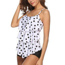 Tankini set, swimsuit, swimwear, iBuyXi.com, summer collection, unique tankini set, bikini set, beachwear, women clothing, floral tankini set, dot printed tankini set