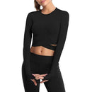 Tight Seamless Yoga Shirt, iBuyXi.com, Yoga tops, Yoga Shirt, Online Shipping USA, iBuyXi, Yoga Sporting Goods, Sports Vendor, Fitness Long Sleeve Shirt