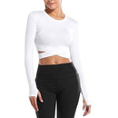 Tight Seamless Yoga Shirt, iBuyXi.com, Yoga tops, Yoga Shirt, Online Shipping USA, iBuyXi, Yoga Sporting Goods, Sports Vendor, Fitness Long Sleeve Shirt