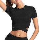 Tight Seamless Yoga Shirt, iBuyXi.com, Yoga tops, Yoga Shirt, Online Shipping USA, iBuyXi, Yoga Sporting Goods, Sports Vendor, Fitness Long Sleeve Shirt