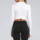 Tight Seamless Yoga Shirt, iBuyXi.com, Yoga tops, Yoga Shirt, Online Shipping USA, iBuyXi, Yoga Sporting Goods, Sports Vendor, Fitness Long Sleeve Shirt