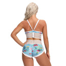 Yoga Set Women's Tracksuit Workout Sportswear Fitness Clothing Yoga Shorts Crop Top Short Sleeve Shirt Gym Sports Suits, iBuyXi.com, Yoga set, sporting goods vendor