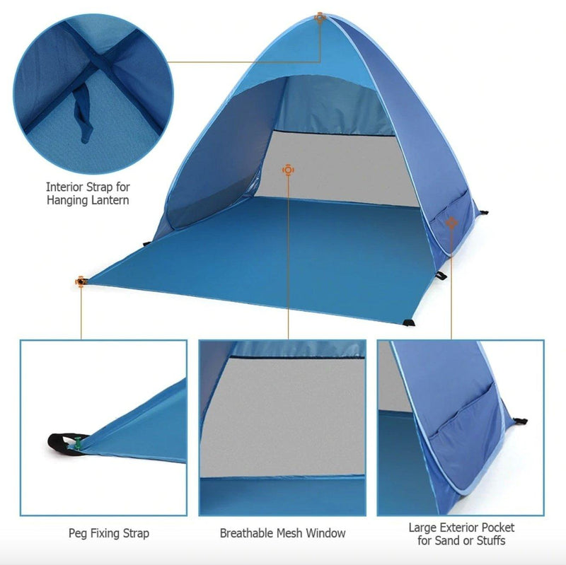 Ultralight Instant Beach Camping Tent, iBuyXi.com, Beach tent, camping suppliers, folding tent, instant folding tent, beach tent