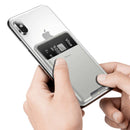 Universal Phone Back Wallet Card Slots, Case For iPhone 12 11Pro Max X Sumsung Case, 3M Sticker Silicone Phone Pouch Case, Phone Wallet Attached to Back of iPhone, Pocket for cards, money and identification, iBuyXi.com